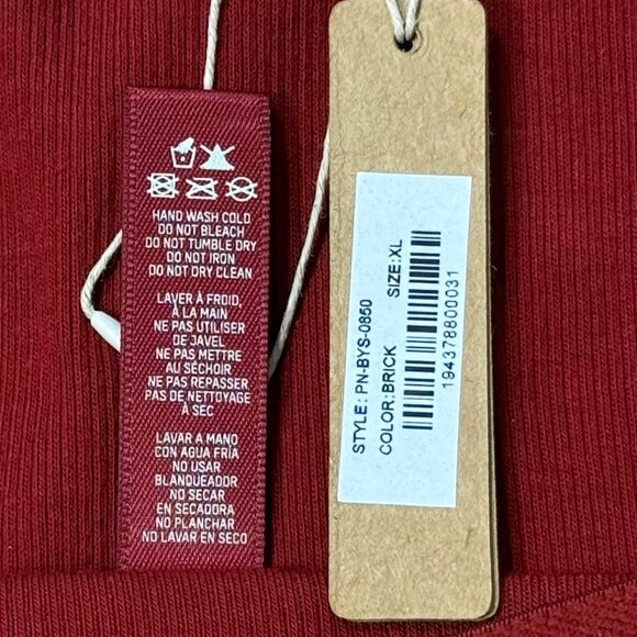 SKIMS Cotton‎ Rib Boy Shorts Brick XL - Picture 8 of 9